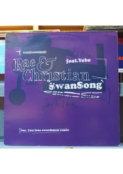 Rae Et Christian Swan Song ,italya Baskı Lp