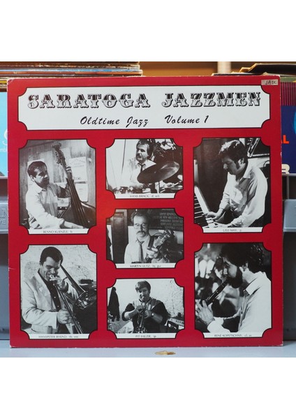 Saratoga Jazzmen *oldtime Jazz Volume 1,isviçre Baskı 1986 Lp
