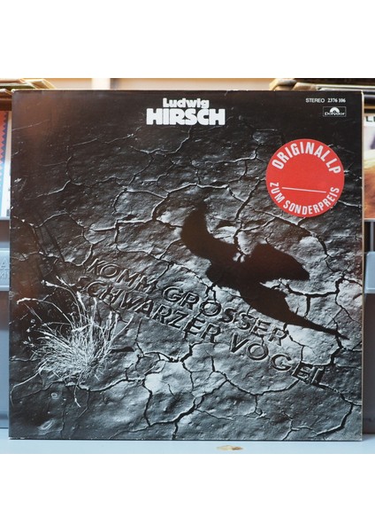 Ludwig Hirsch* Komm Großer Schwarzer Vogel,almanya Baskı 1979LP