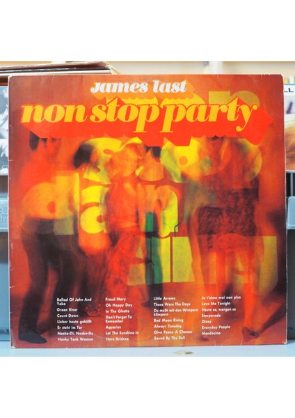 James Last *non Stop Party,avusturya Baskı 1969LP