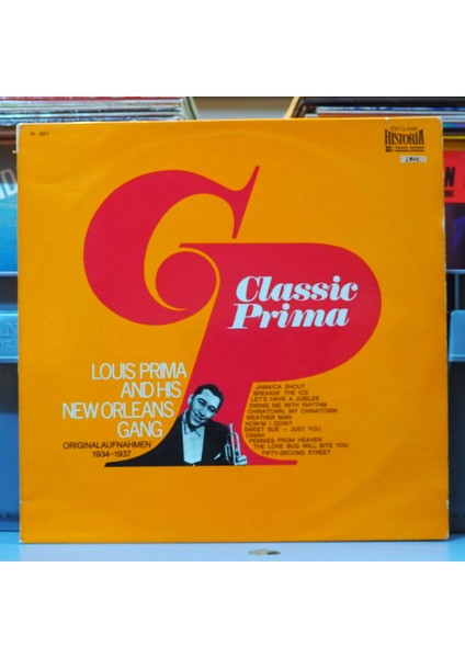 Louis Prima And His New Orleans Gang* Classic Prima,almanya Baskı 1971 Lp