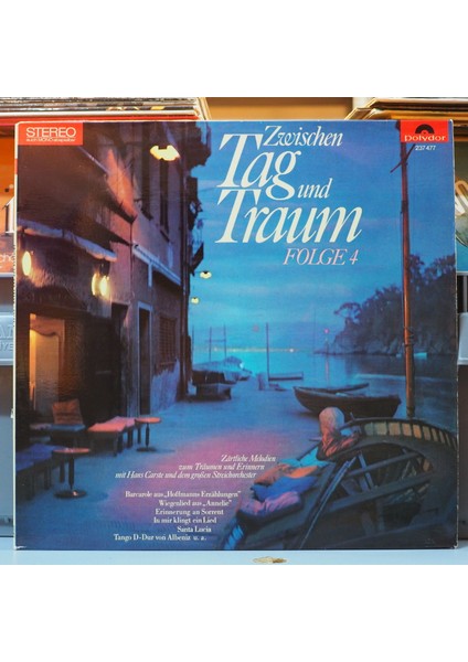 Hans Carste Und Sein Großes Streichorchester* Zwischen Tag Und Traum Folge .,almanya Baskı 1965 Lp
