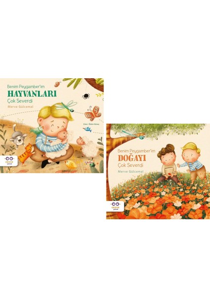 Merve Gülcemal 2 Kitap Set / Benim Peygamberim Hayvanları Çok Severdi - Benim Peygamberim Doğayı Çok Severdi