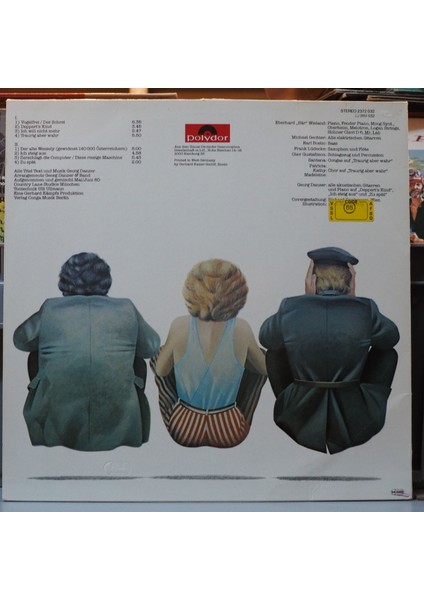 Georg Danzer & Band,traurig Aber Wahr,almanya BASKI1980 2lp