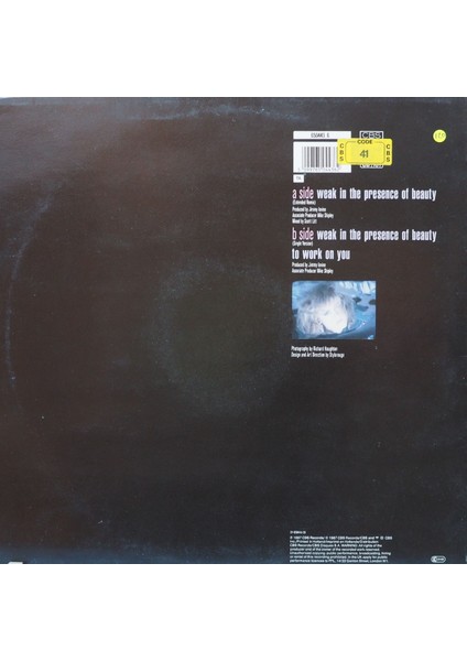 Alison Moyet,weak In The Presence Of Beauty,ingiltere Baskı 1987 Lp fiyatları