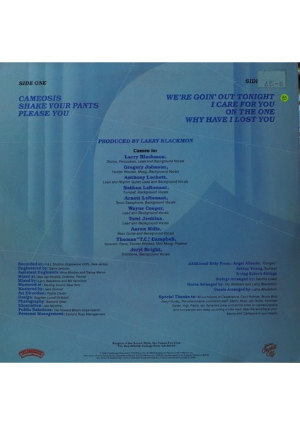 Cameo,cameosis,usa Baskı 1980 Lp fiyatları