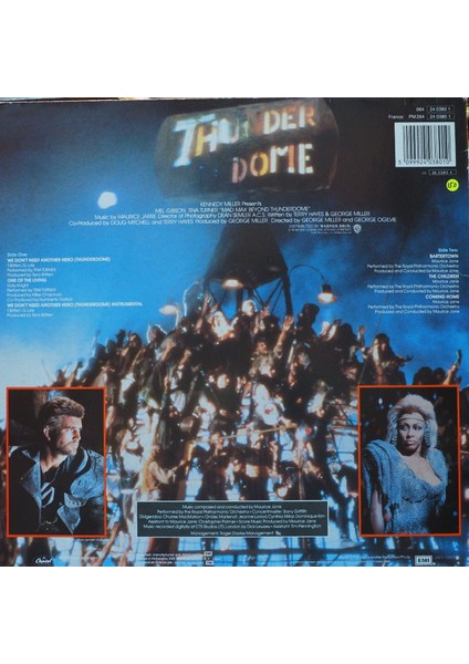 Mad Max,beyond Thunderdome,original Motion Picture Soundtrack,europa(Eec) Baskı 1985 Lp