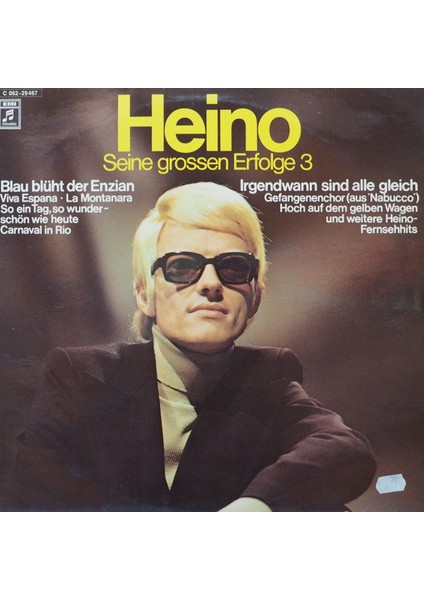 Heino, Seine Grossen Erfolge 3,almanya BASKI1972 Lp