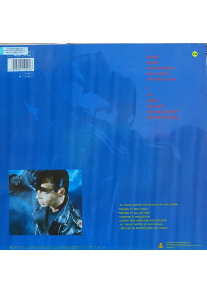 Gary Numan,new Anger ,europa BASKI,1989 Lp fiyatları