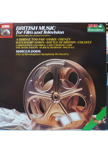 City Of Birmingham Symphony Orchestra, Marcus Dods ,british Music For Film And Te, Uk Print 1979 Lp