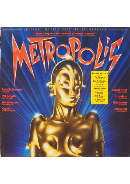 Metropolis (Original Motion Picture Soundtrack) 1985 Lp