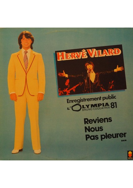 Hervé Vilard Enregistrement Public L'olympia 81 1981 Lp