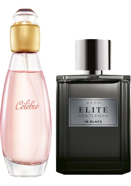Elite Gentleman In Black Erkek Parfüm ve Celebre Kadın Parfüm Paketi 125 ml