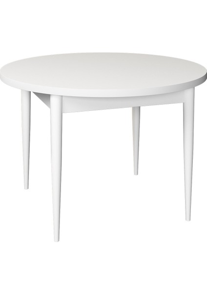 Concept Tor Serisi, Yuvarlak Mutfak Masa Takımı, Beyaz Masa ve 4 Sandalye modelleri
