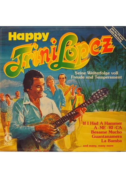 Trini Lopez Happy Trini Lopez 1980 Lp
