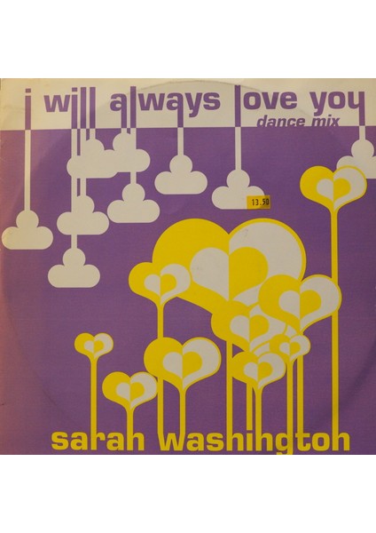 Sarah Washington I Will Always Love You (Dance MIX)1993 Lp