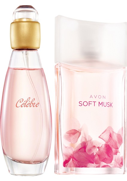 Celebre ve Soft Musk Kadın Parfüm PAKETI100 ml