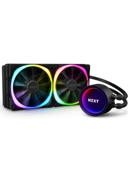 Kraken x53 Rgb RL-KRX53-R1 240mm Rgb Işlemci Sıvı Soğutucu Intel Lga 1700 Soket Uyumlu