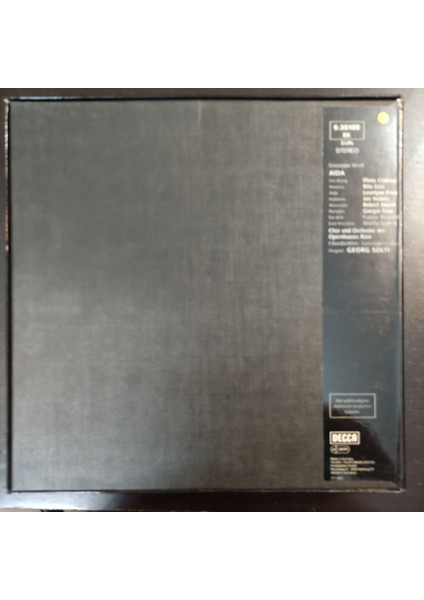 Verdi*aida, Leontyne Price,georg Solti *almanya Baskı 1976 3lp fiyatları