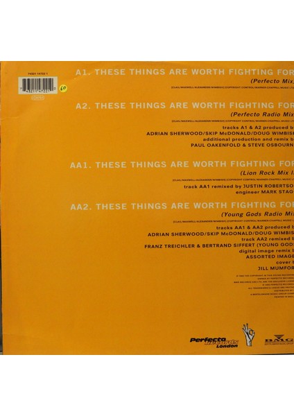 Gaclail&on-U Sound System These Things Are Worth Fighting For 1993 Lp fiyatları