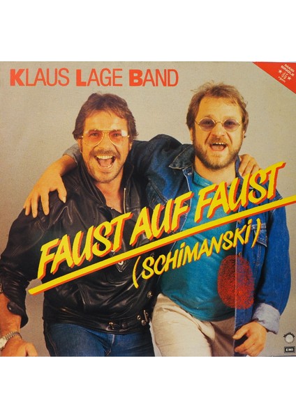 Klaus Lage Band Faust Auf Faust (SCHIMANSKI)1985 Lp