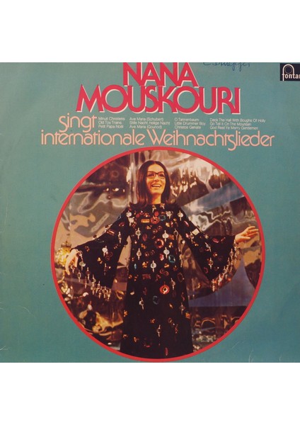 Nana Mouskouri Singt Internationale Weihnachts Lieder 1972 Lp