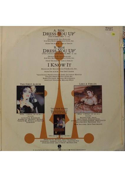 More Images Madonna ? Dress You Up Lp fiyatları