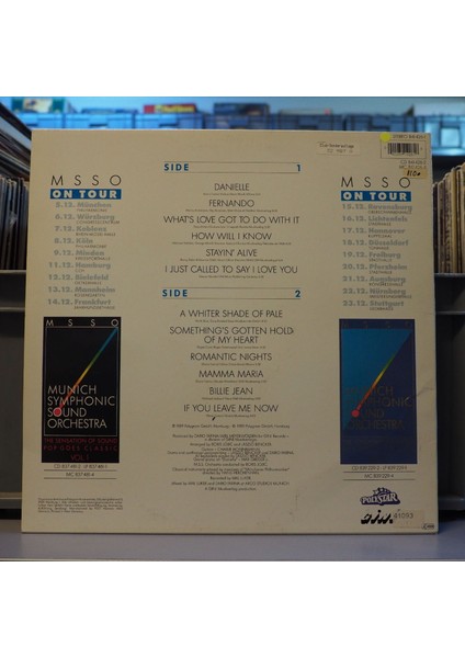 Munich Symphonic Sound Orchestra - The Sensation Of Sound - Pop Goes Classic Vol. 3 Lp