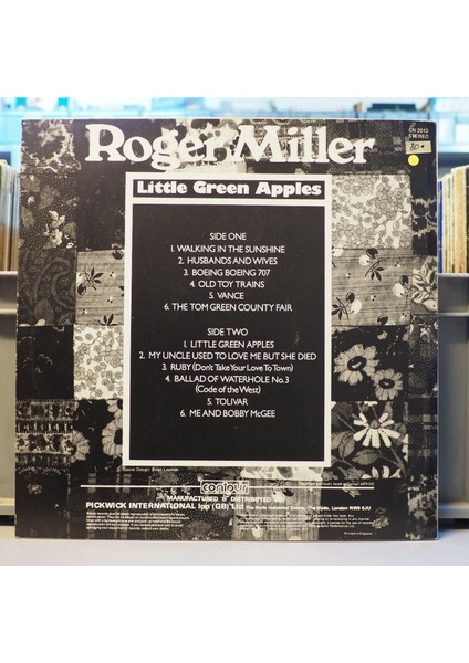 Roger Miller - Little Green Apples Lp