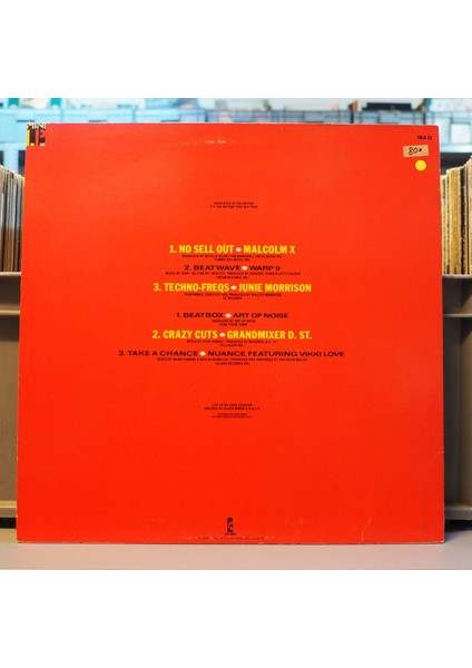 Crew Cuts - Malcolm x - Warp 9 - Junie Morrison - Art Of Noise - Grandmixer D. St. - Nuance Lp fiyatları