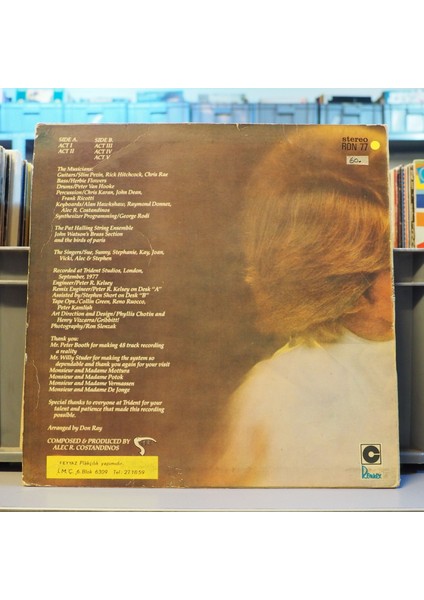 Alec R. Costandinos & The Syncophonic Orchestra - Romeo & Juliet Lp fiyatları