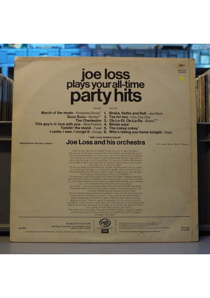 Joe Loss - Joe Loss Plays Your All-Time Party Hits Lp