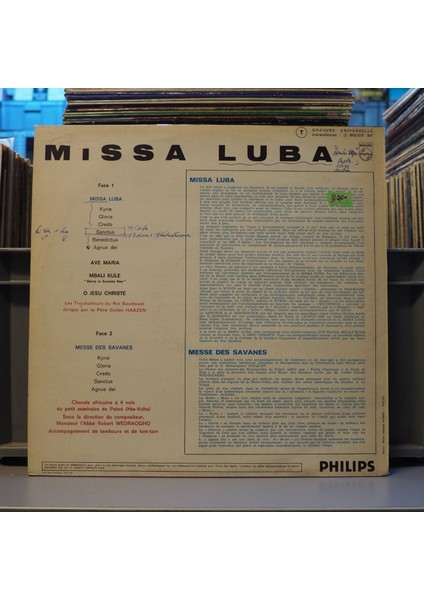 Missa Luba - Mass Des Savanes (De La Bande Originale Du Filmi "ıf ..." "sanctus") Lp