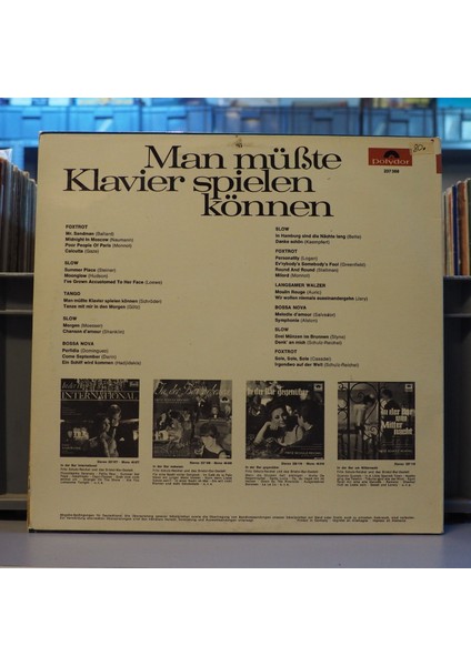 Man Müsste Klavier Spielen Können Lp