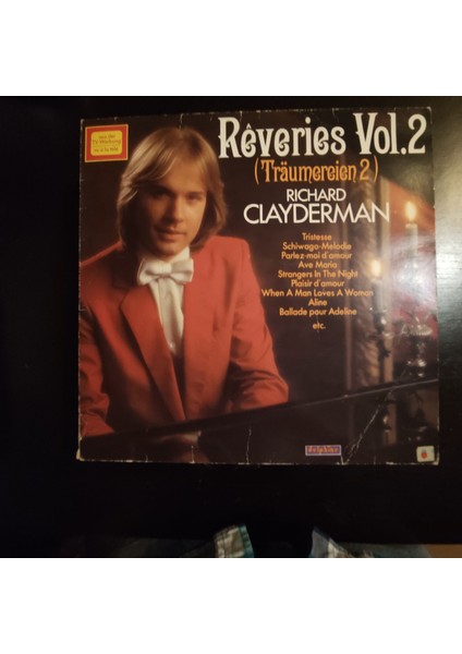 Richard Clayderman* Rêveries Vol.2 (Träumereien 2) ,,isviçre Baskı 1980 Lp