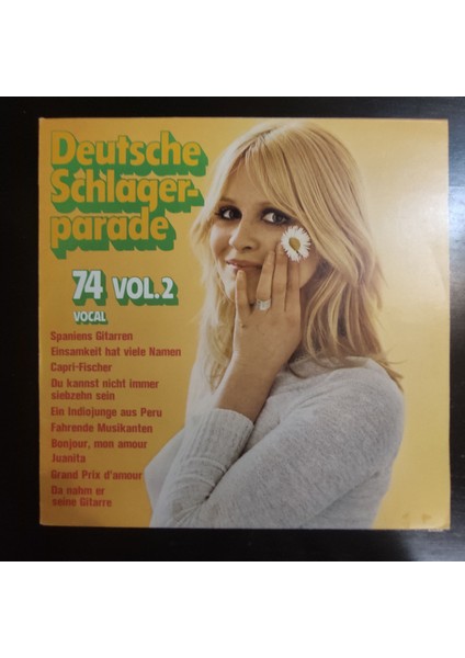 Deutsche Schlagerparade 74 Vol. 2, Almanya Baskı 1974 Lp
