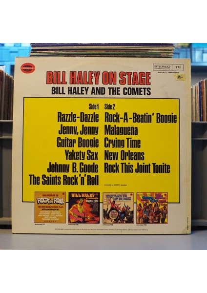 Bill Haley And The Comets - Bill Haley On Stage Lp