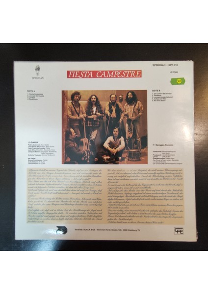 Labanda * Fiesta Campestre (Rockmeria) ,almanya Baskı 1981 Lp
