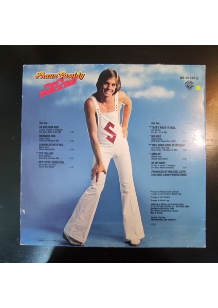 Shaun Cassidy ? That's Rock 'n' Roll*almanya Baskı 1977 Lp