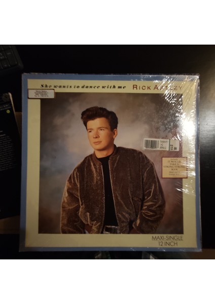 Rick Astley * She Wants To Dance With Me .ingiliz Baskı 1988 Lp