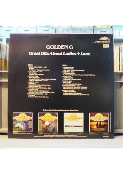 Golden G - Great Hits About Ladies And Love Lp