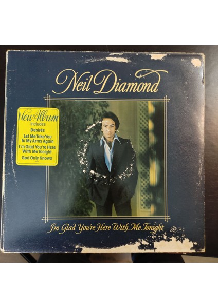 Neil Diamond * I'm Glad You're Here With Me Tonight ,arjantin Baskı 1977 Lp