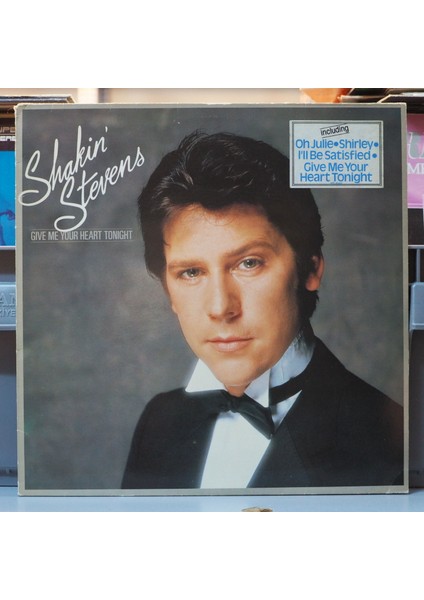 Shakin' Stevens * Give Me Your Heart Tonight ,hollanda Baskı 1982 Lp
