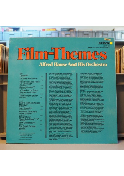 Alfred Hause And His Orchestra - Film-Themes Lp