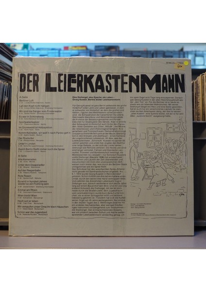 Georg Kuwest - Der Leierkastenmann Lp fiyatları
