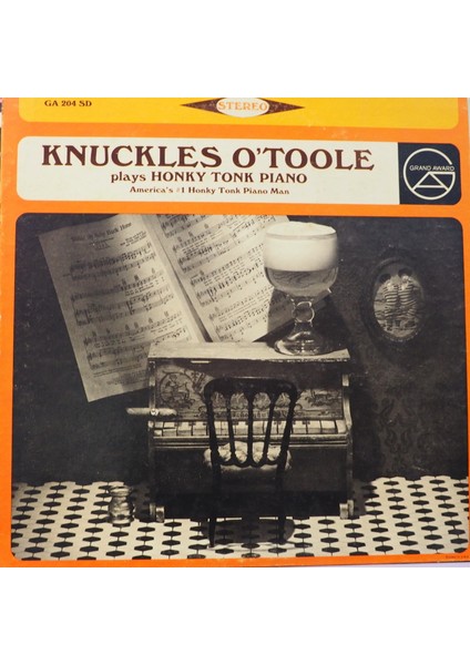 Knuckles O'toole Plays Honky Tonk 1966 Lp