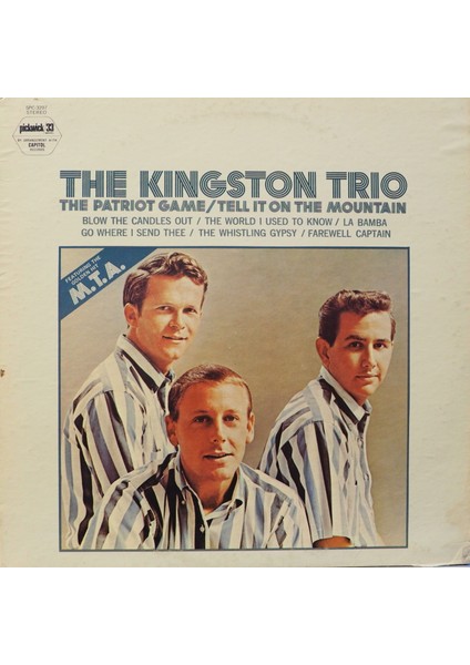 The Kingston Trio The Patriot Game 1972 Lp
