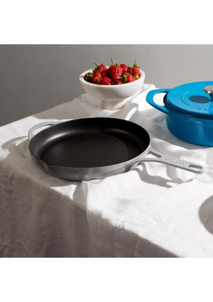 Gri Düz Döküm Tava 28 cm fiyatları