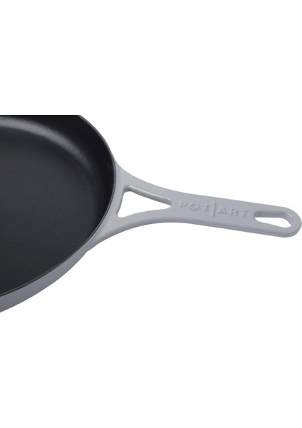 Gri Düz Döküm Tava 28 cm modelleri