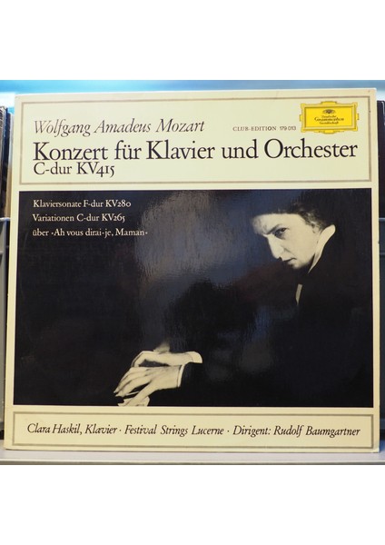 Wolfgang Amadeus Mozar - Konzert Für Klavier Und Orchester C-Dur Kv 415 Lp